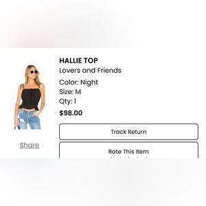 Lovers & Friends Black Top